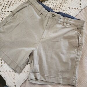 Nautica Khaki Mens Shorts Size 33  Casual Practical Everyday